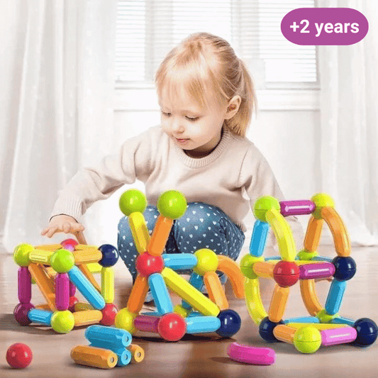 Magnetic Sticks Montessori® + Free Construction Guide